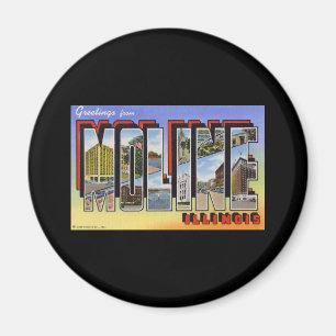 Hälsningar från Moline Illinois Magnet