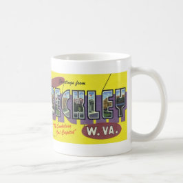 Hälsningar från muggen för Beckley WV Kaffemugg