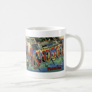 Hälsningar från muggen för Hollywood FL Kaffemugg