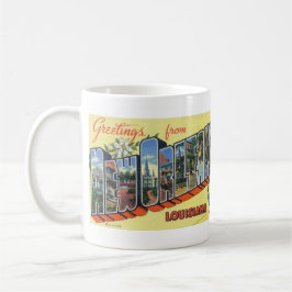 Hälsningar från muggen för New Orleans LAkaffe Kaffemugg