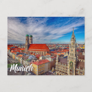 Hälsningar från München, Tyskland Vykort