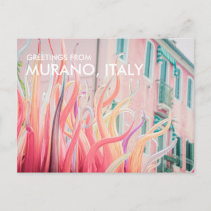 Hälsningar från Murano Italien Postkort Vykort