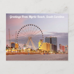 Hälsningar från Myrtle Beach, South Carolina Vykort