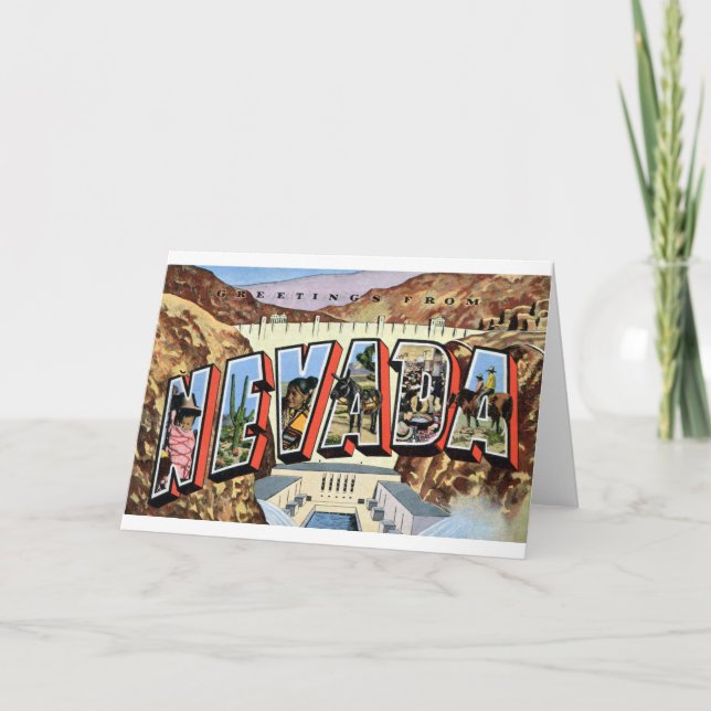 Hälsningar från Nevada Kort (Framsida)