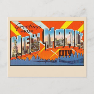 Hälsningar från New York City vykort