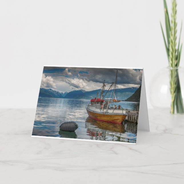 hälsningar från norge kort (Framsida)