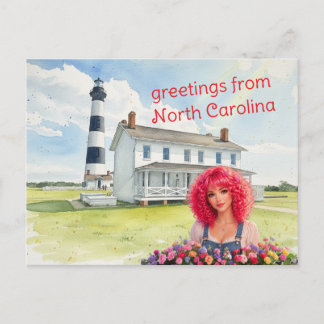 Hälsningar från North Carolina Vykort