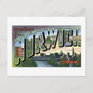 Hälsningar från Norwich, Connecticut! Vykort