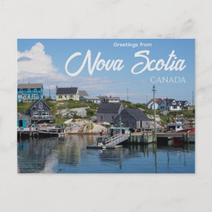 Hälsningar från Nova Scotia vykort Kanada