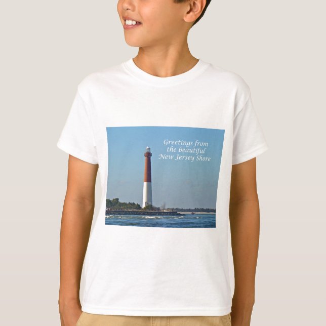 Hälsningar från nya - jerseyen - Barnegat tänder Tee (Framsida)