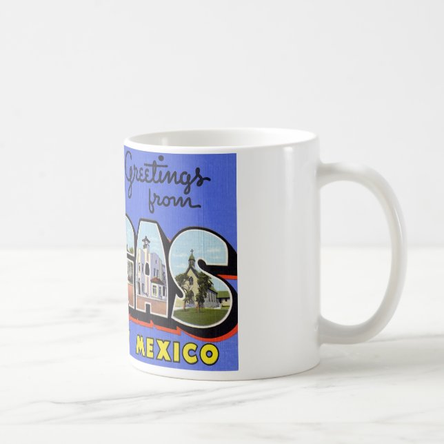 Hälsningar från nya Las Vegas - mexico Kaffemugg (Höger)