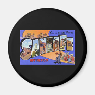 Hälsningar från nya Santa Fe - mexico Magnet