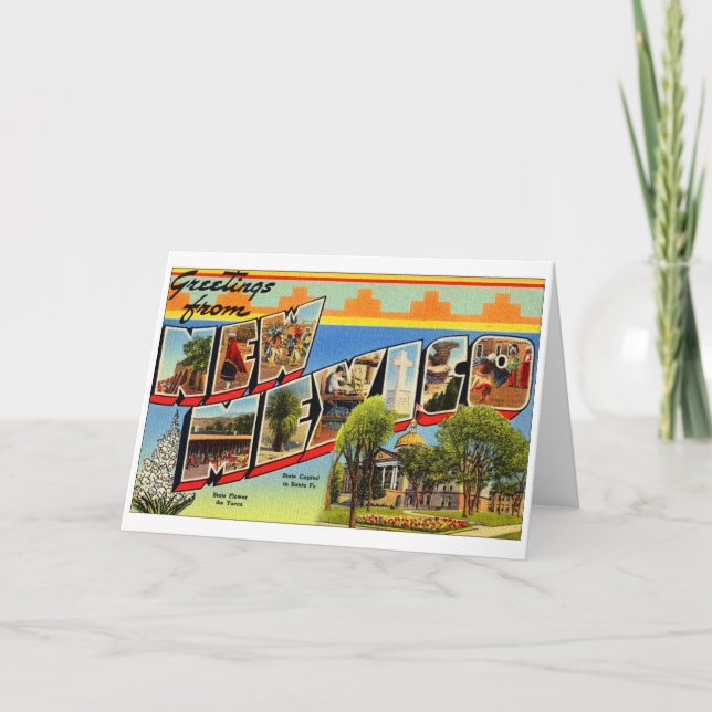 Hälsningar från nytt - mexico kort (Framsida)