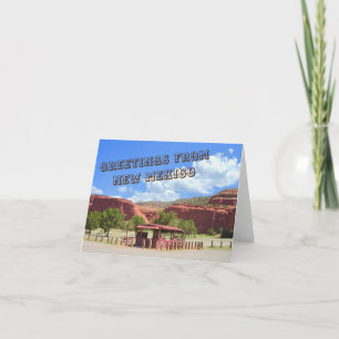 Hälsningar från nytt - mexico Notecard 2 Kort