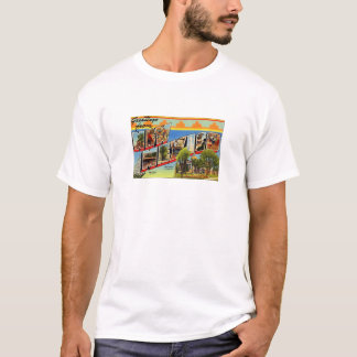 Hälsningar från nytt - mexico tee shirt