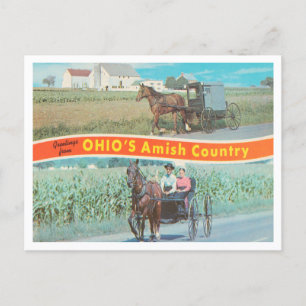 Hälsningar från Ohios Amish-land, Ohio Vykort