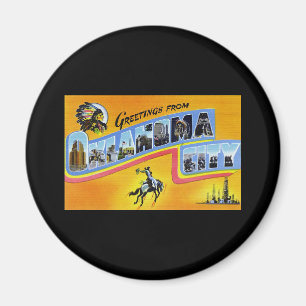 Hälsningar från oklahoma city Oklahoma Magnet