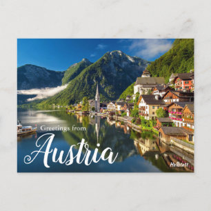 Hälsningar från Österrike Vykort Hallstatt