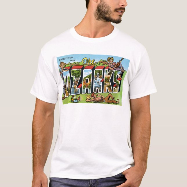 Hälsningar från Ozarksen T Shirt (Framsida)