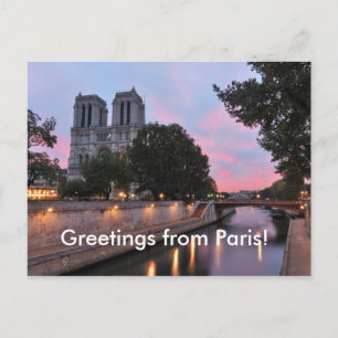 Hälsningar från Paris! Vykort