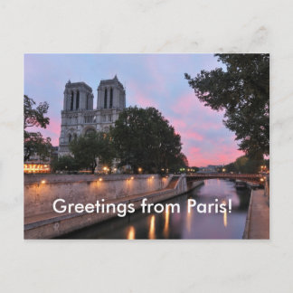 Hälsningar från Paris! Vykort