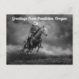Hälsningar från Pendleton, Oregon Rodeo Vykort