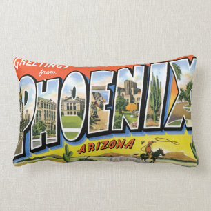 Hälsningar från Phoenix Arizon Lumbarkudde