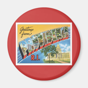 Hälsningar från Providence, Rhode - ö Magnet