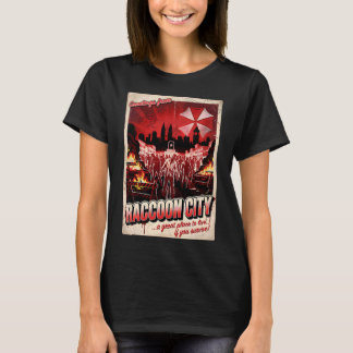 Hälsningar från Raccoon City Resident Evil Skräck  T Shirt
