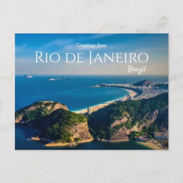 Hälsningar från Rio De Janeiro Brasilien Vykort (Framsida)