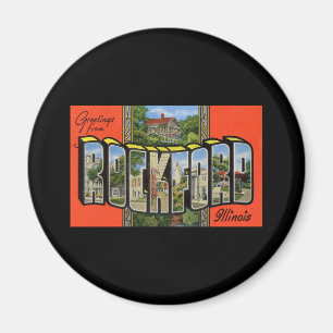 Hälsningar från Rockford Illinois Magnet