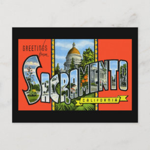 Hälsningar från Sacramento Kalifornien Vykort