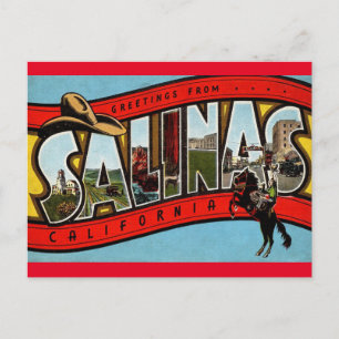 Hälsningar från Salinas California Reser vykort