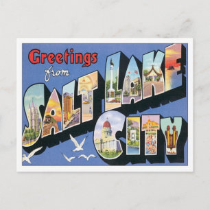 Hälsningar från Salt Lake City Utah Vykort