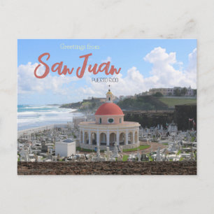 Hälsningar från San Juan Puerto Rico Vykort