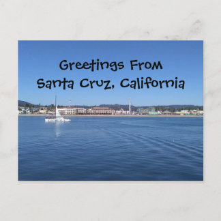 Hälsningar från Santa Cruz, California Post Card Vykort