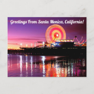 Hälsningar från Santa Monica, Kalifornien Vykort