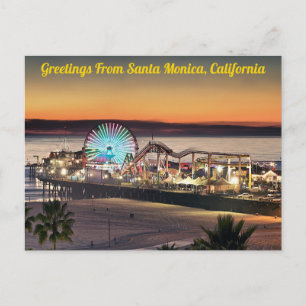 Hälsningar från Santa Monica, Kalifornien vykort