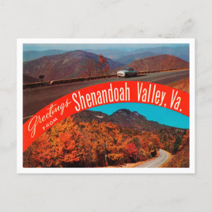Hälsningar från Shenandoah Valley, Virginia Resor Vykort