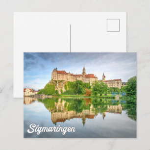Hälsningar från Sigmaringen slott, Tyskland Vykort