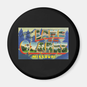 Hälsningar från sjön av Ozarksen Missouri Magnet