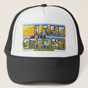 Hälsningar från sjön av Ozarksen! Truckerkeps