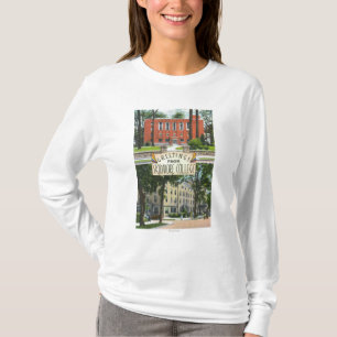 Hälsningar från Skidmore högskolaplatser Tee Shirt