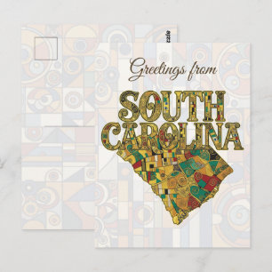 Hälsningar från South Carolina Vykort