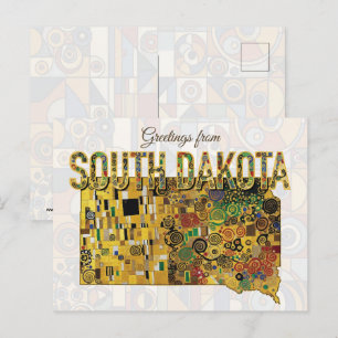 Hälsningar från South Dakota Vykort