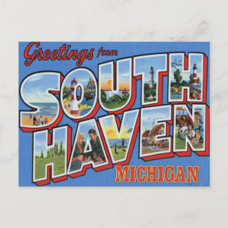 Hälsningar från South Haven Michigan Vykort