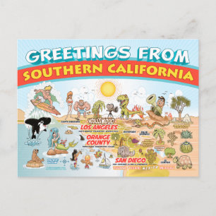 Hälsningar från Southern California vykort