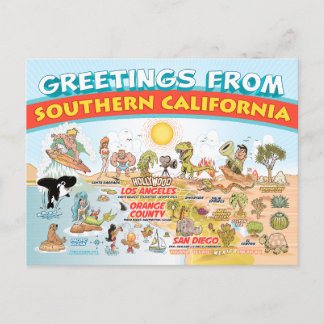 Hälsningar från Southern California vykort