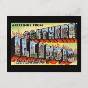 Hälsningar från Southern Illinois Little Egypt Vykort