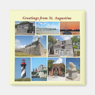 Hälsningar från St Augustine, Florida Magnet